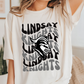 LINDSAY KNIGHTS Retro Wave tee