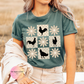 RETRO CHECKERED CHICKEN tee