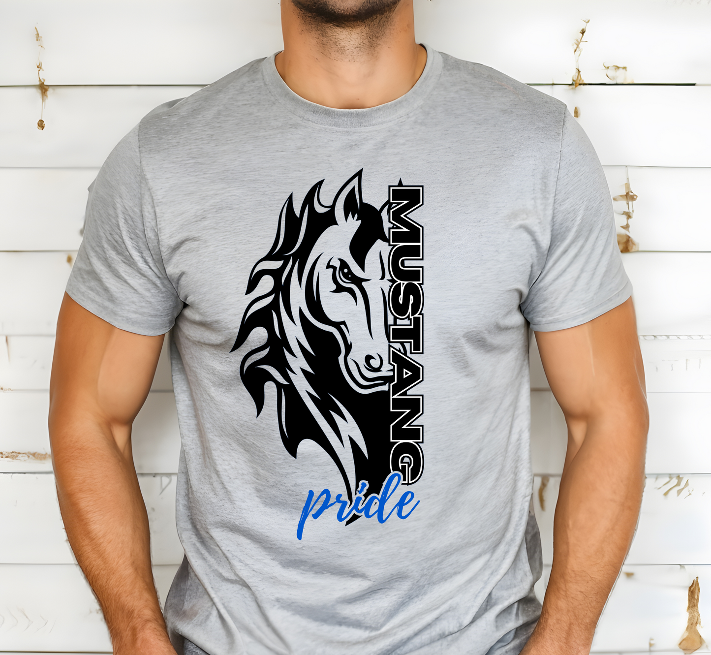 MUSTANG PRIDE Mascot tee