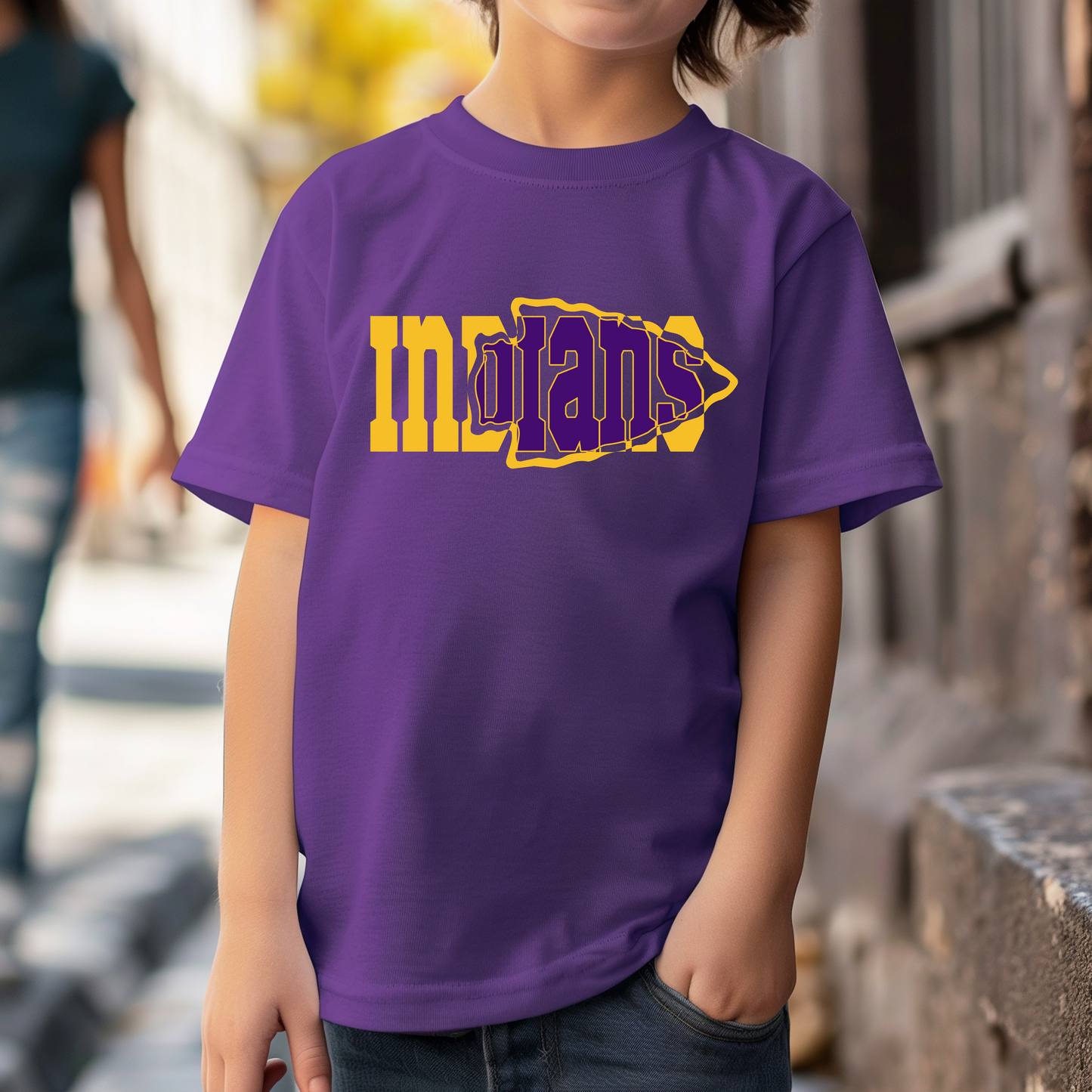 Youth INDIANS Arrowhead Top