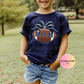 Toddler DALLAS FOOTBALL BOW Top