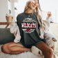 WILDCATS FAUX GLITTER tee