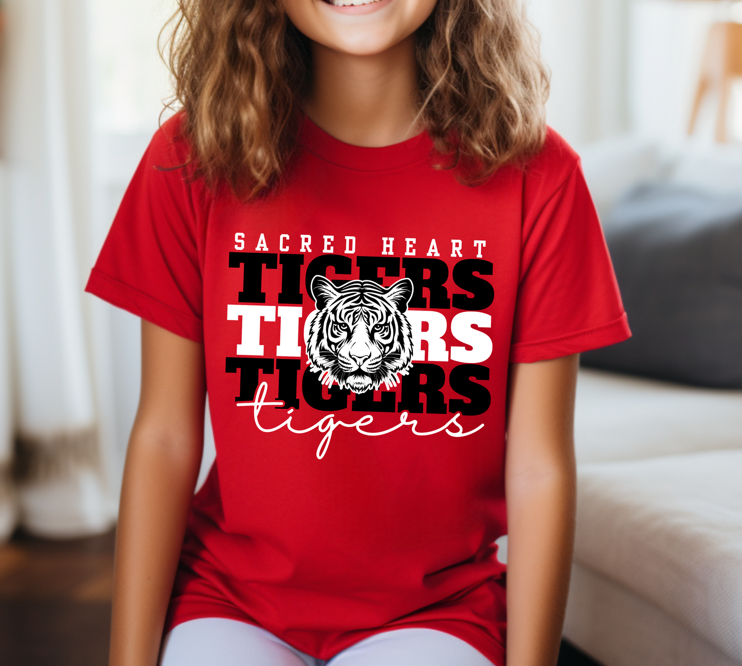 Youth SACRED HEART TIGERS Top