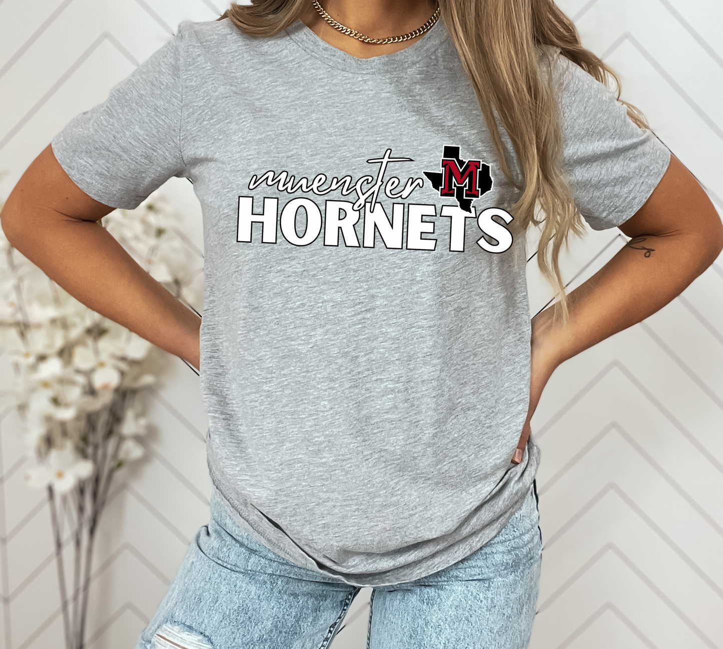 Youth MUENSTER HORNETS Logo Top