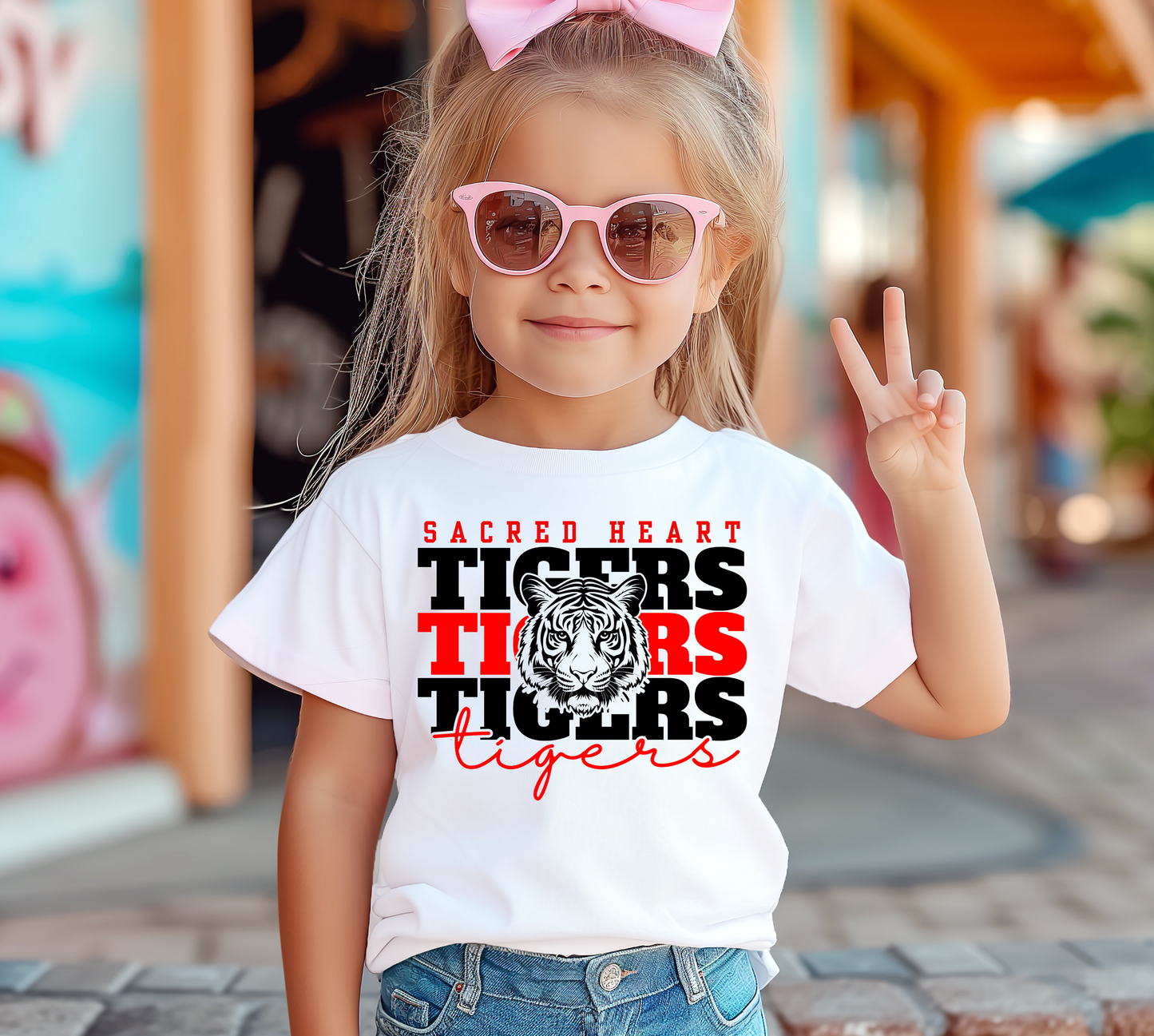 Youth SACRED HEART TIGERS Top