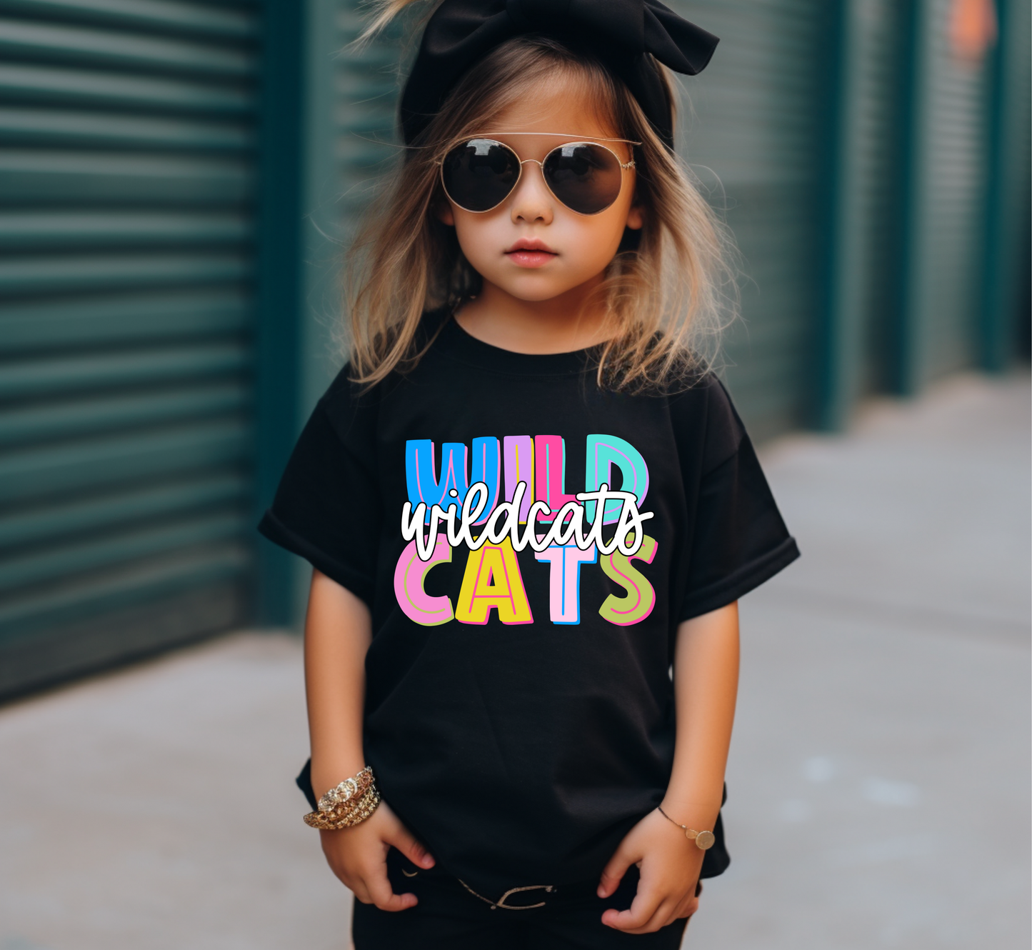 Youth WILDCATS Multicolor Top