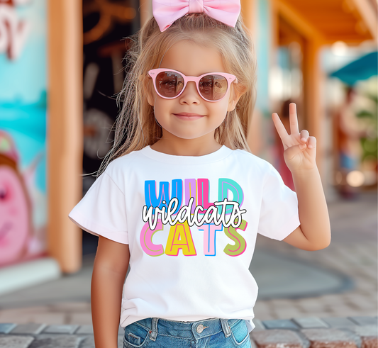 Youth WILDCATS Multicolor Top