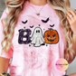 BOO Faux Glitter Color Blast Top