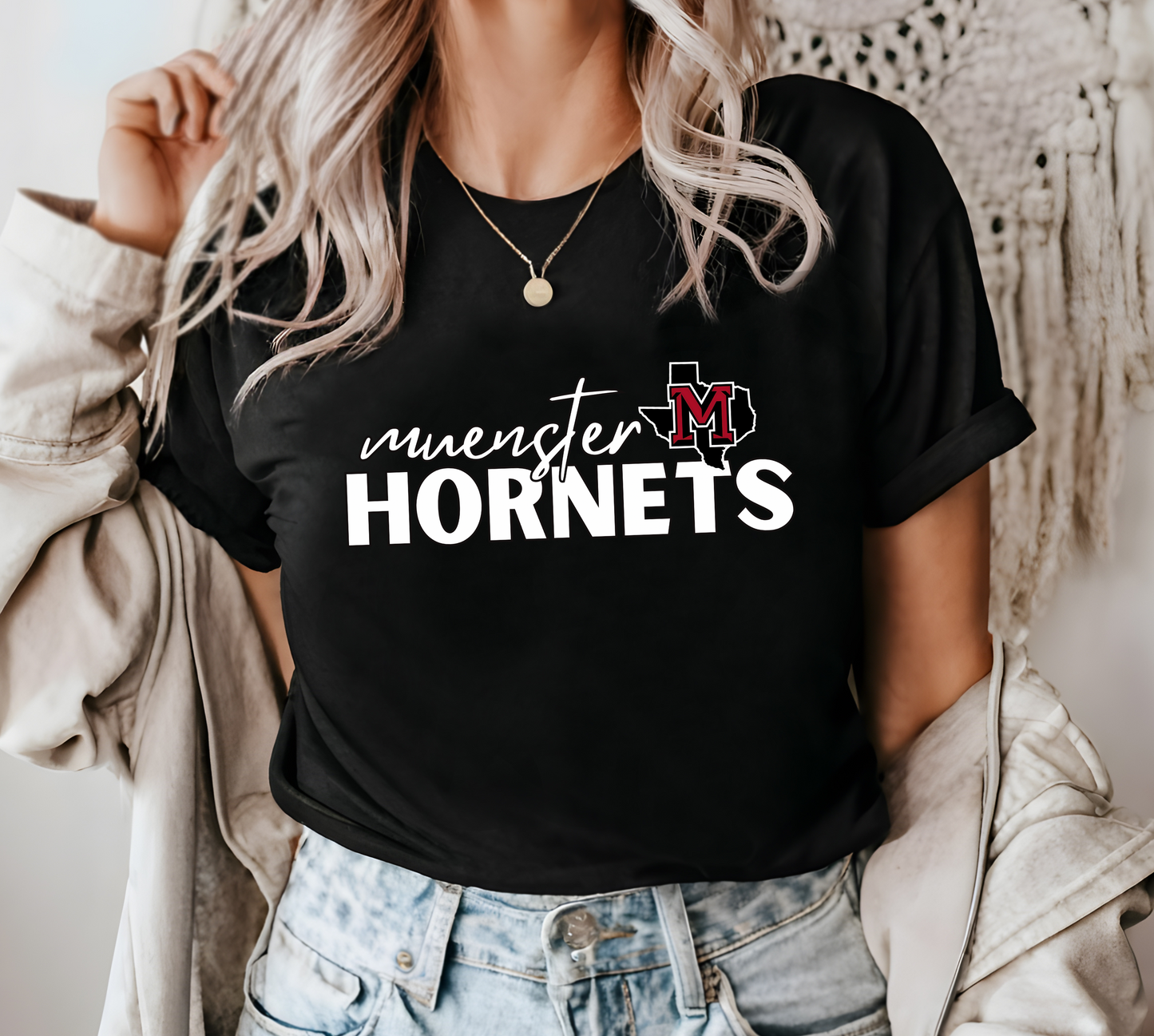 MUENSTER HORNETS Logo tee