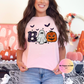 BOO Faux Glitter Top