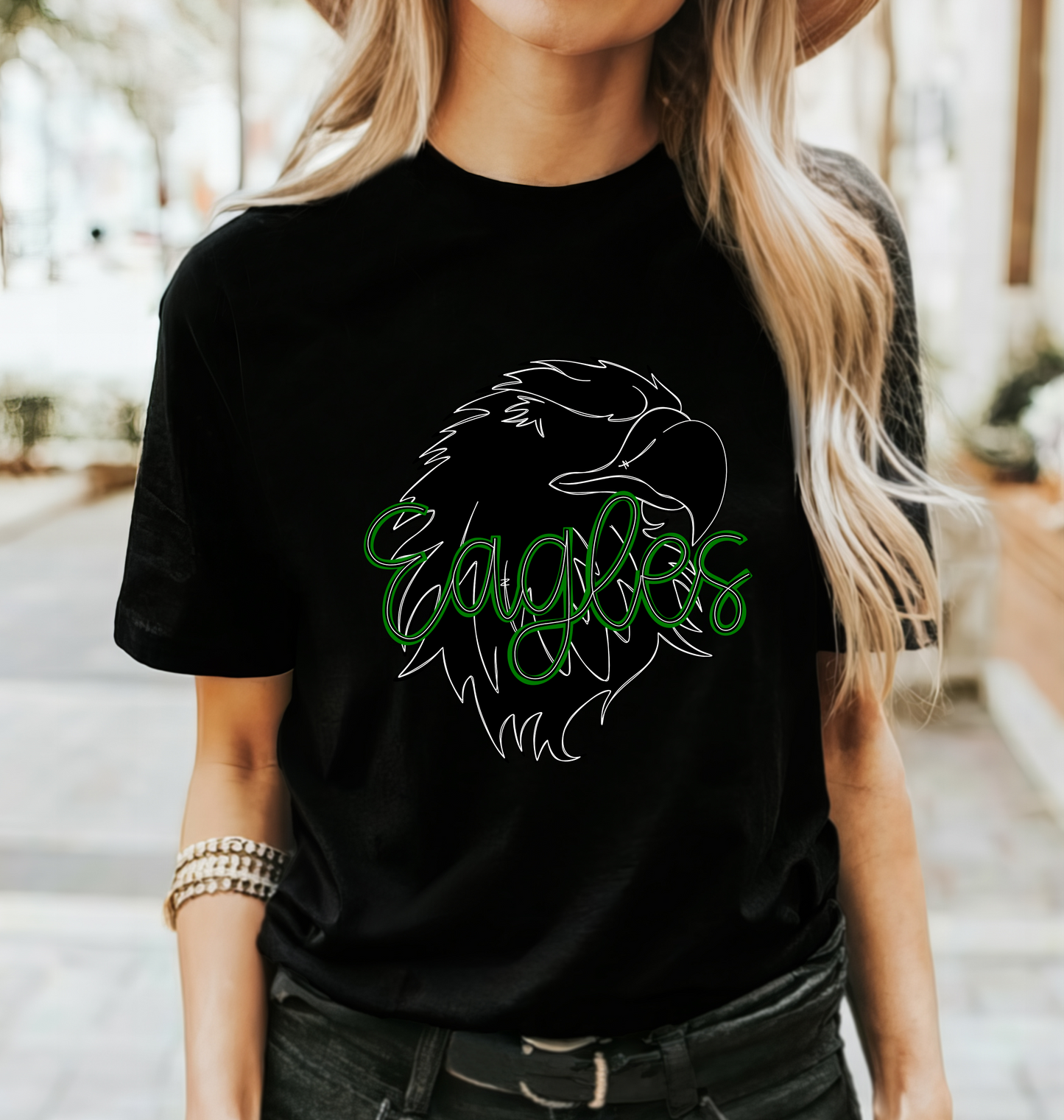 VALLEY VIEW EAGLES MASCOT tee