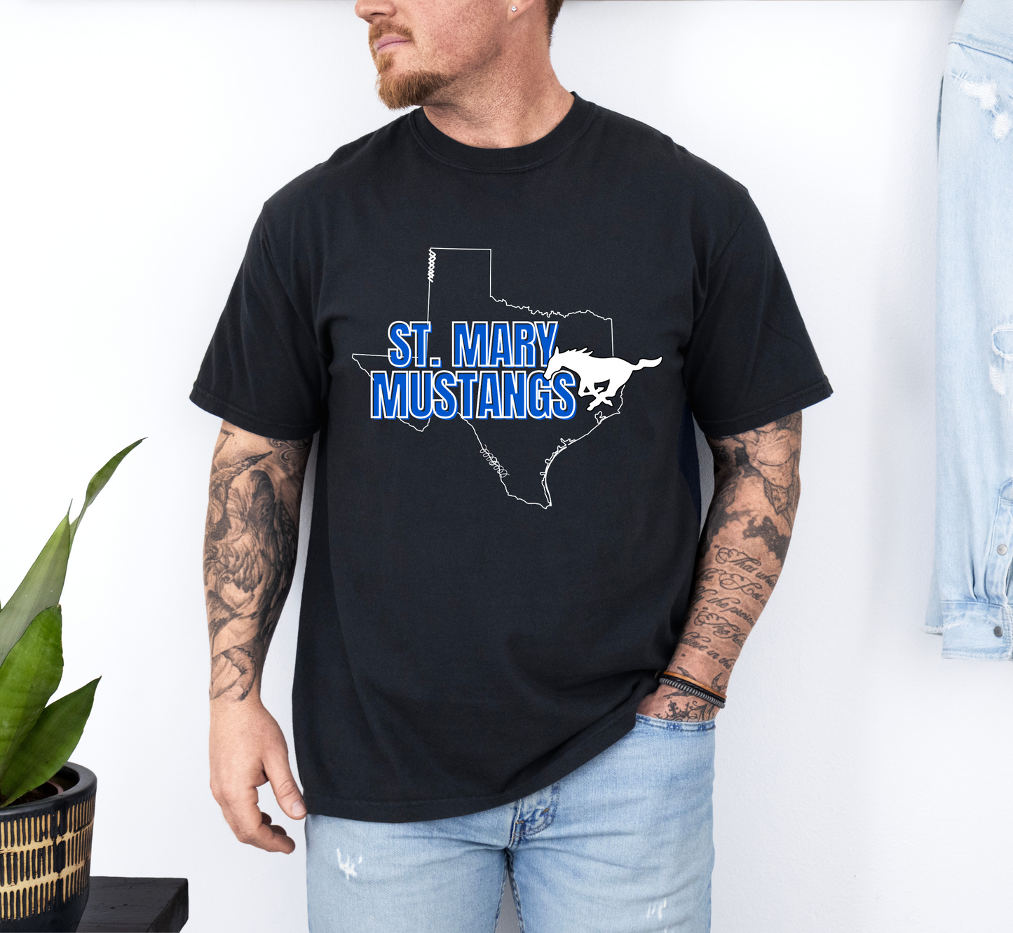 ST. MARY MUSTANG Vintage tee