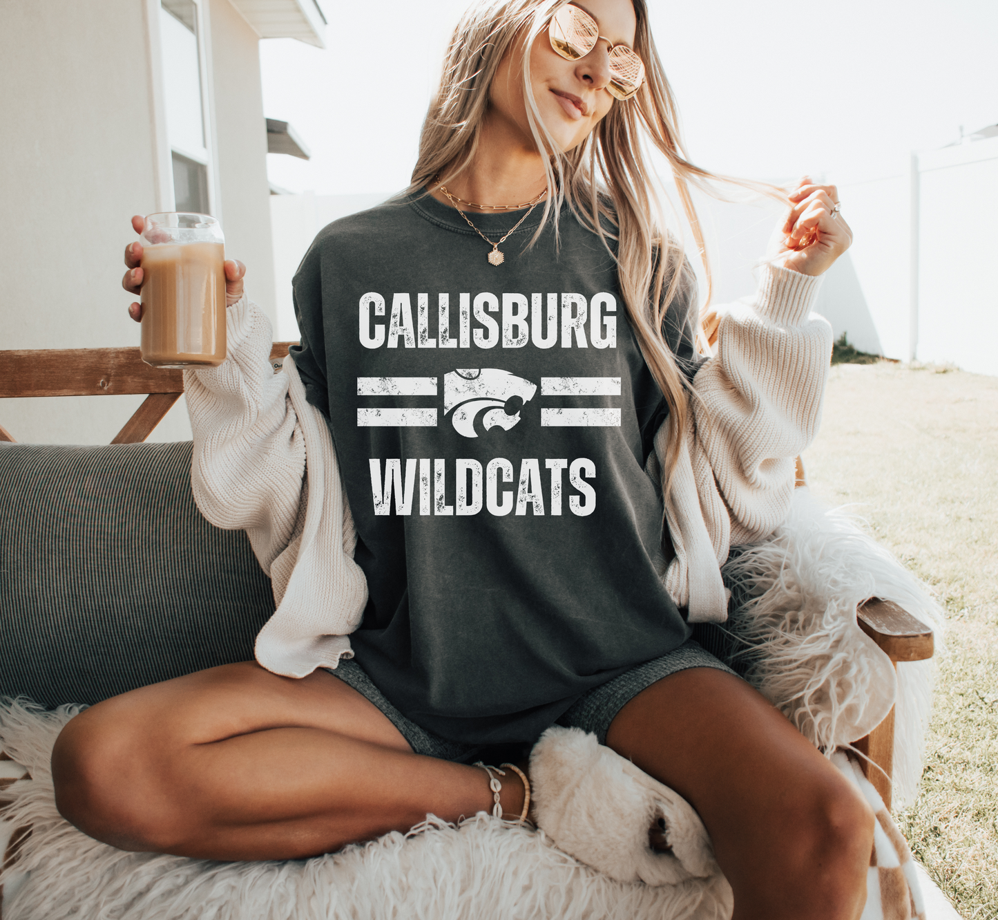 CALLISBURG WILDCATS Logo tee