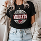 WILDCATS FAUX GLITTER tee