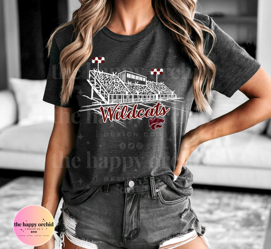 NEW CALLISBURG WILDCATS Bleachers tee