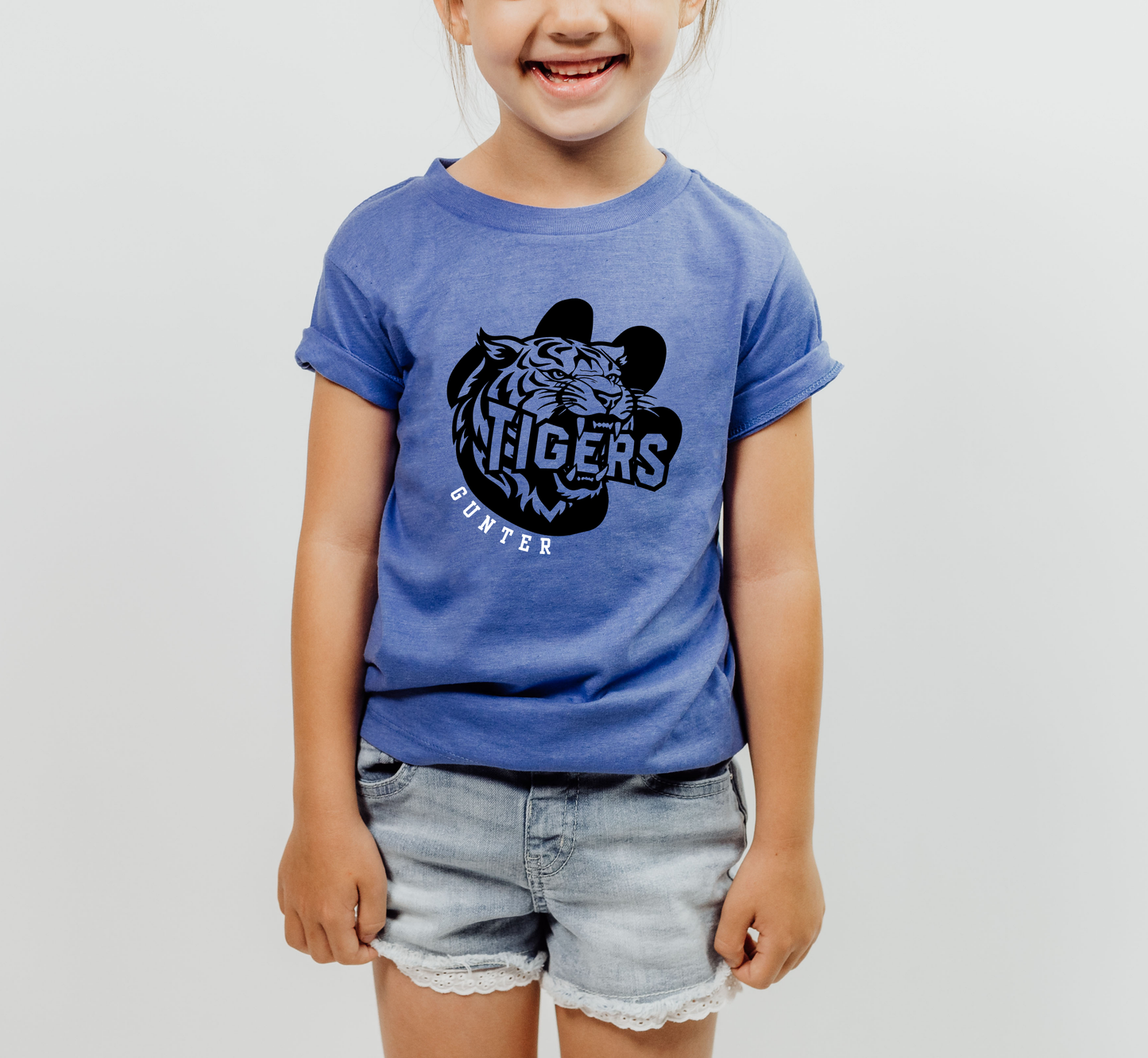 Youth GUNTER TIGERS Paw Print Top