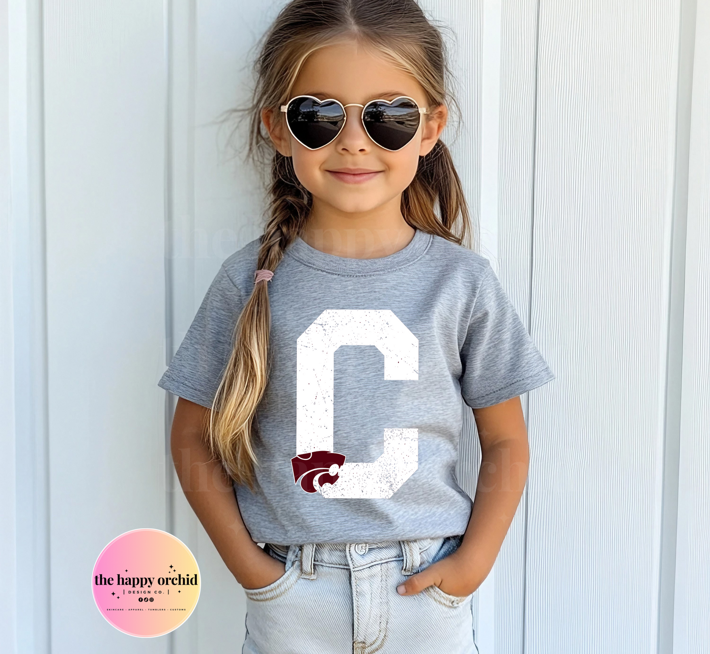 NEW Youth Wildcats Monogram Top