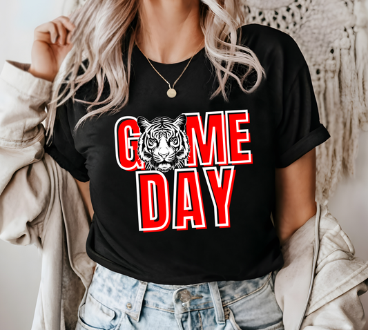 GAME DAY TIGERS tee