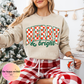 MERRY & BRIGHT Checkered Top