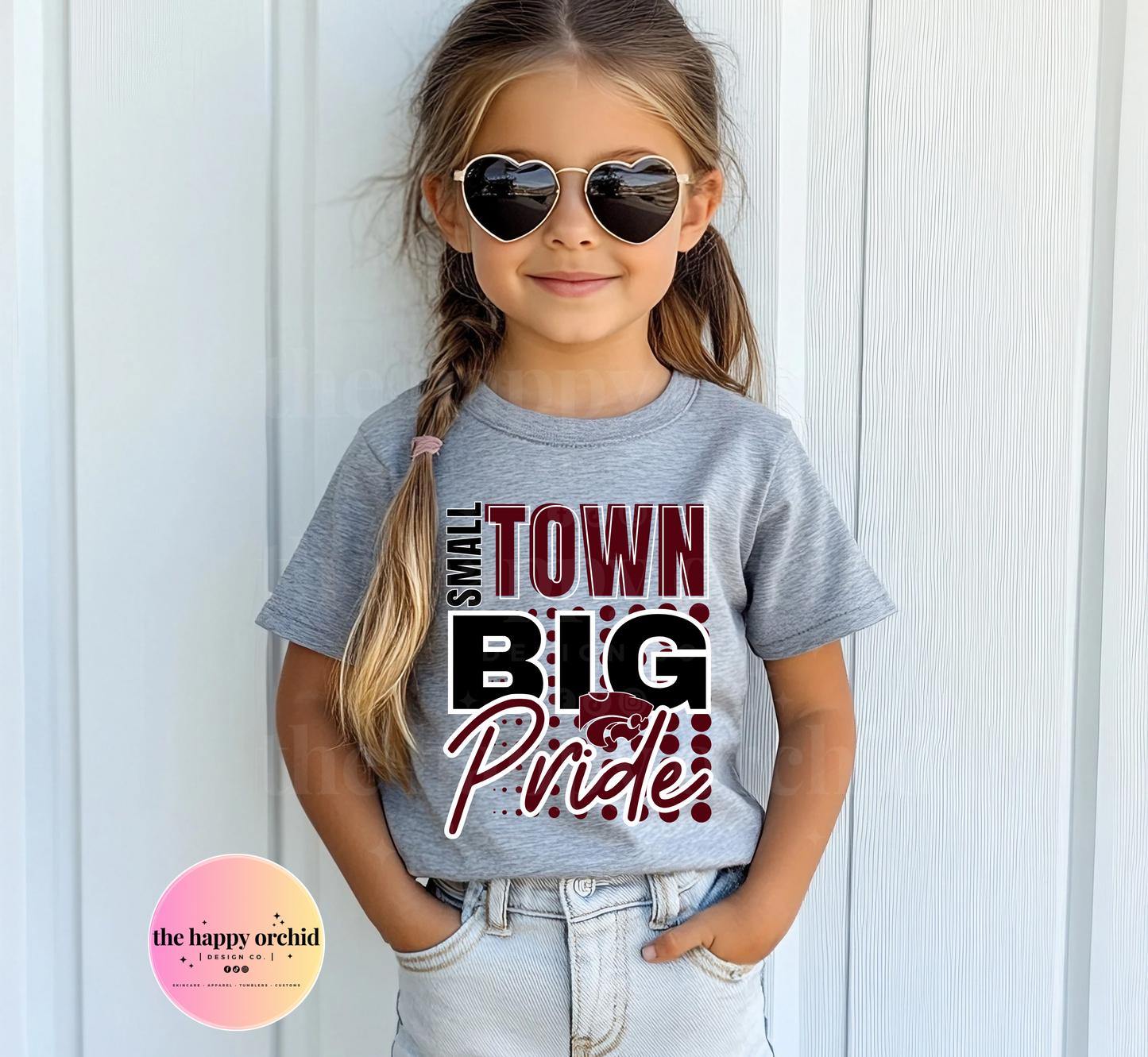 NEW Youth Small Town Big Pride Top