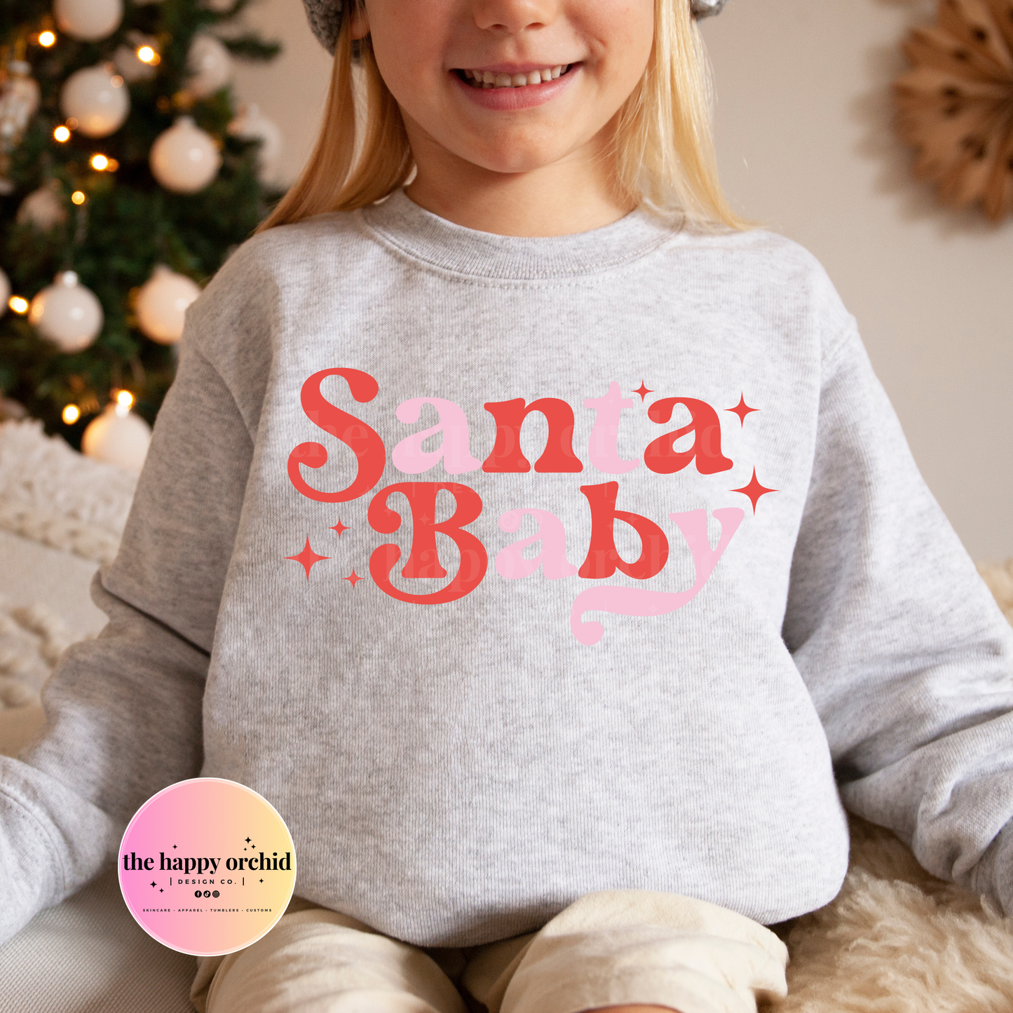 Youth SANTA BABY Top