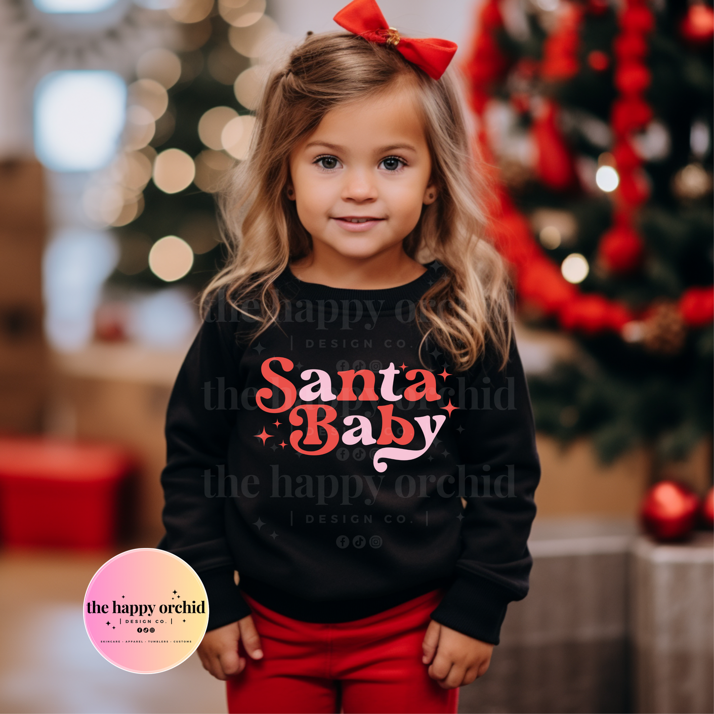 Youth SANTA BABY Top