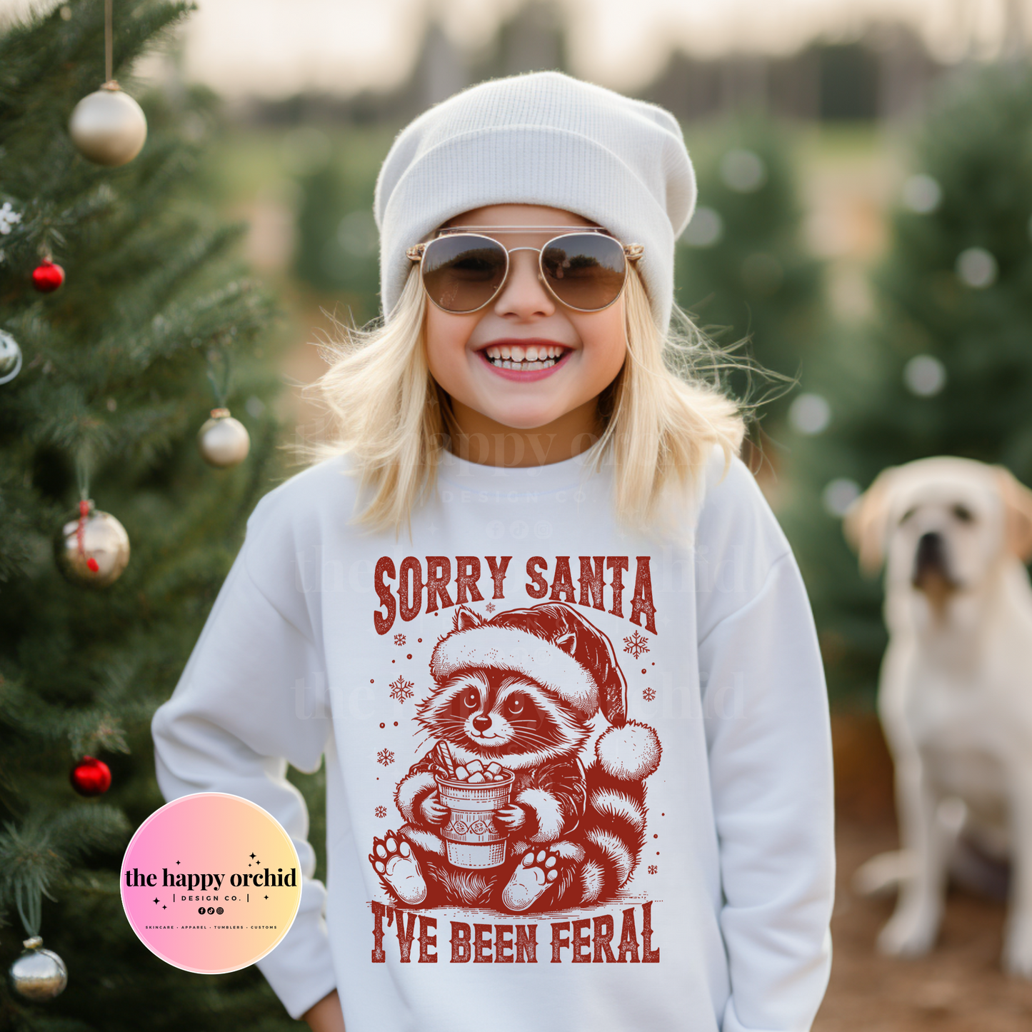 Youth SORRY SANTA Top