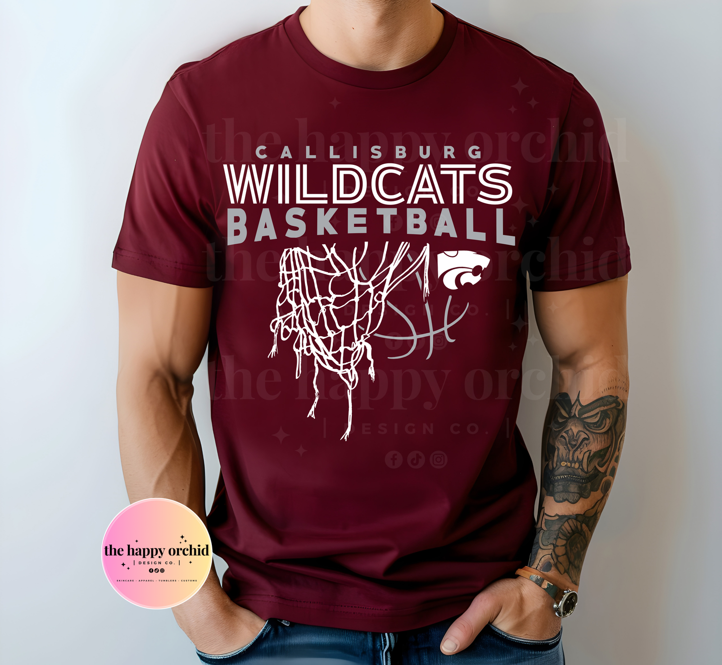 (NEW) CALLISBURG WILDCATS BASKETBALL Top