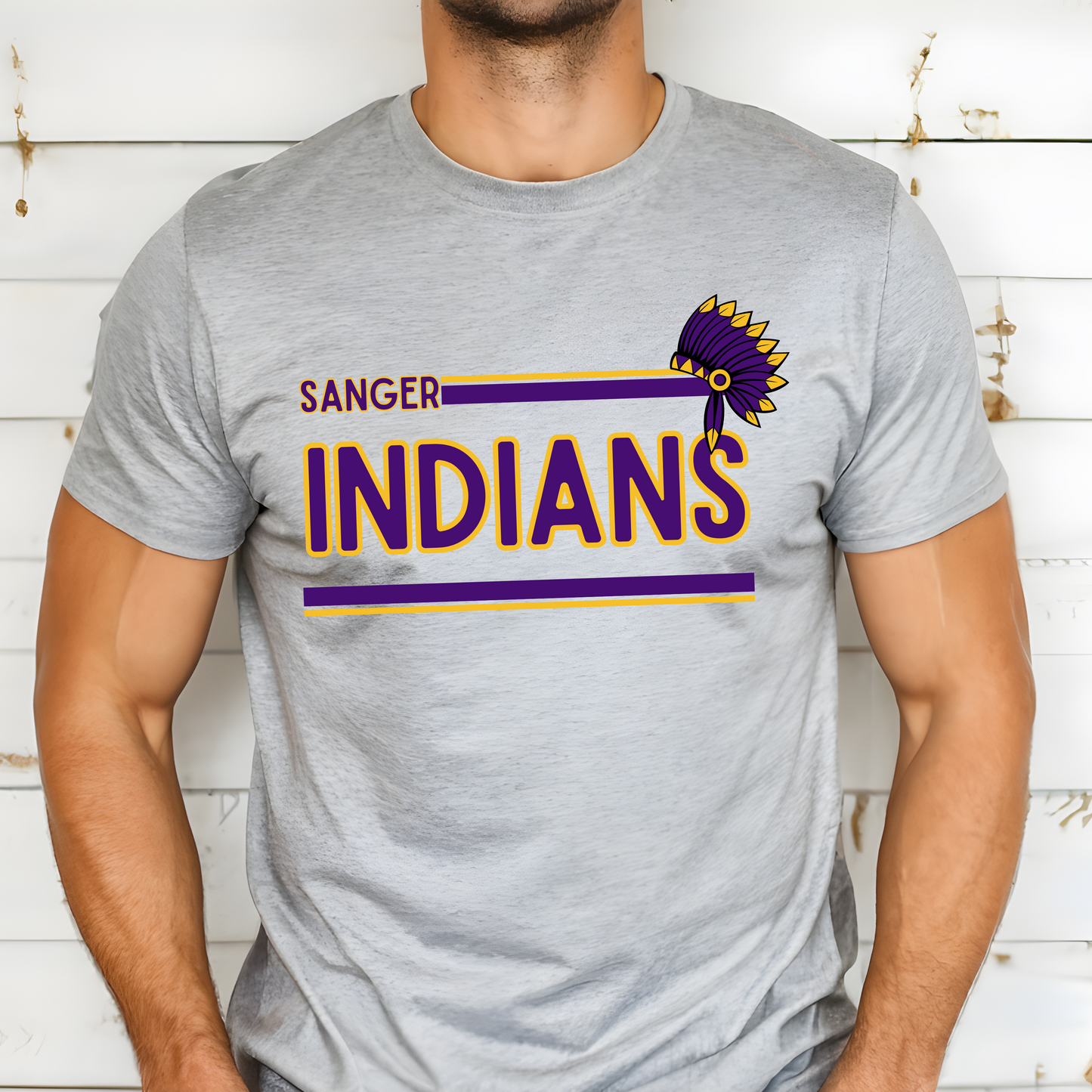 SANGER INDIANS tee