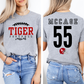 TIGER FOOTBALL MOM - SACRED HEART Personalized Tee