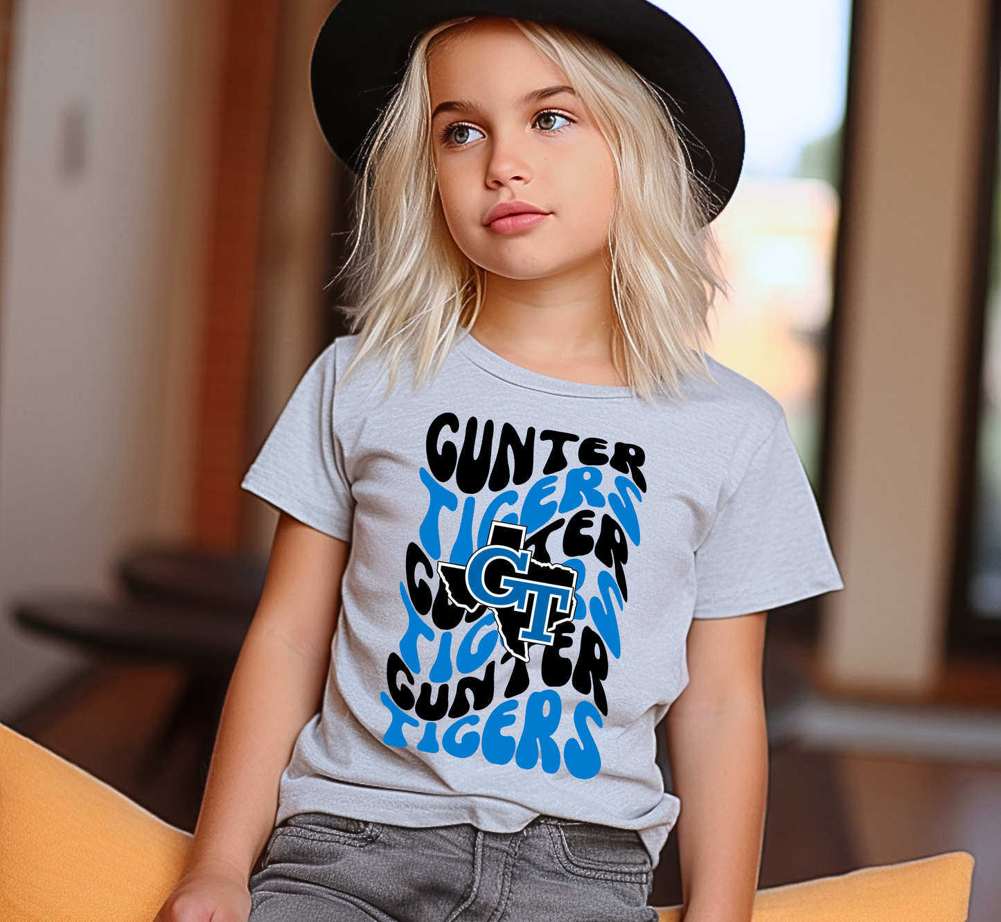 Youth GUNTER TIGERS Retro Wave Top