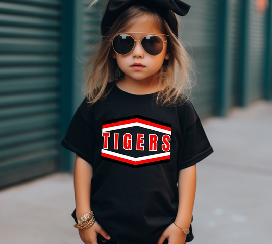 Youth TIGERS Arrow block Top