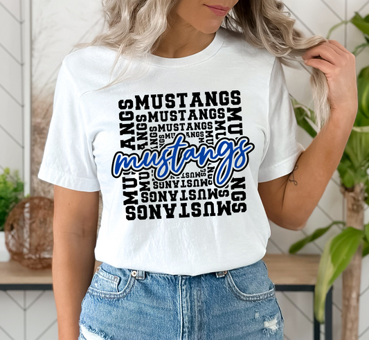 MUSTANGS tee