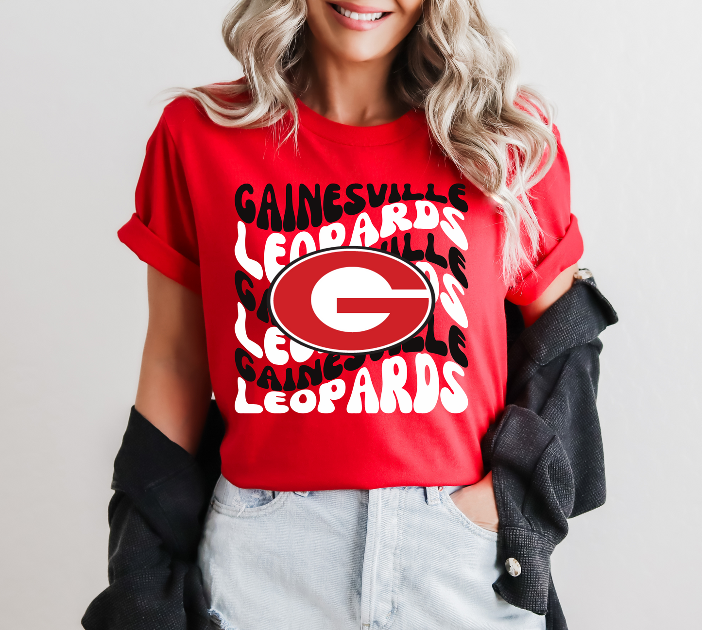 GAINESVILLE LEOPARDS Retro Wave tee