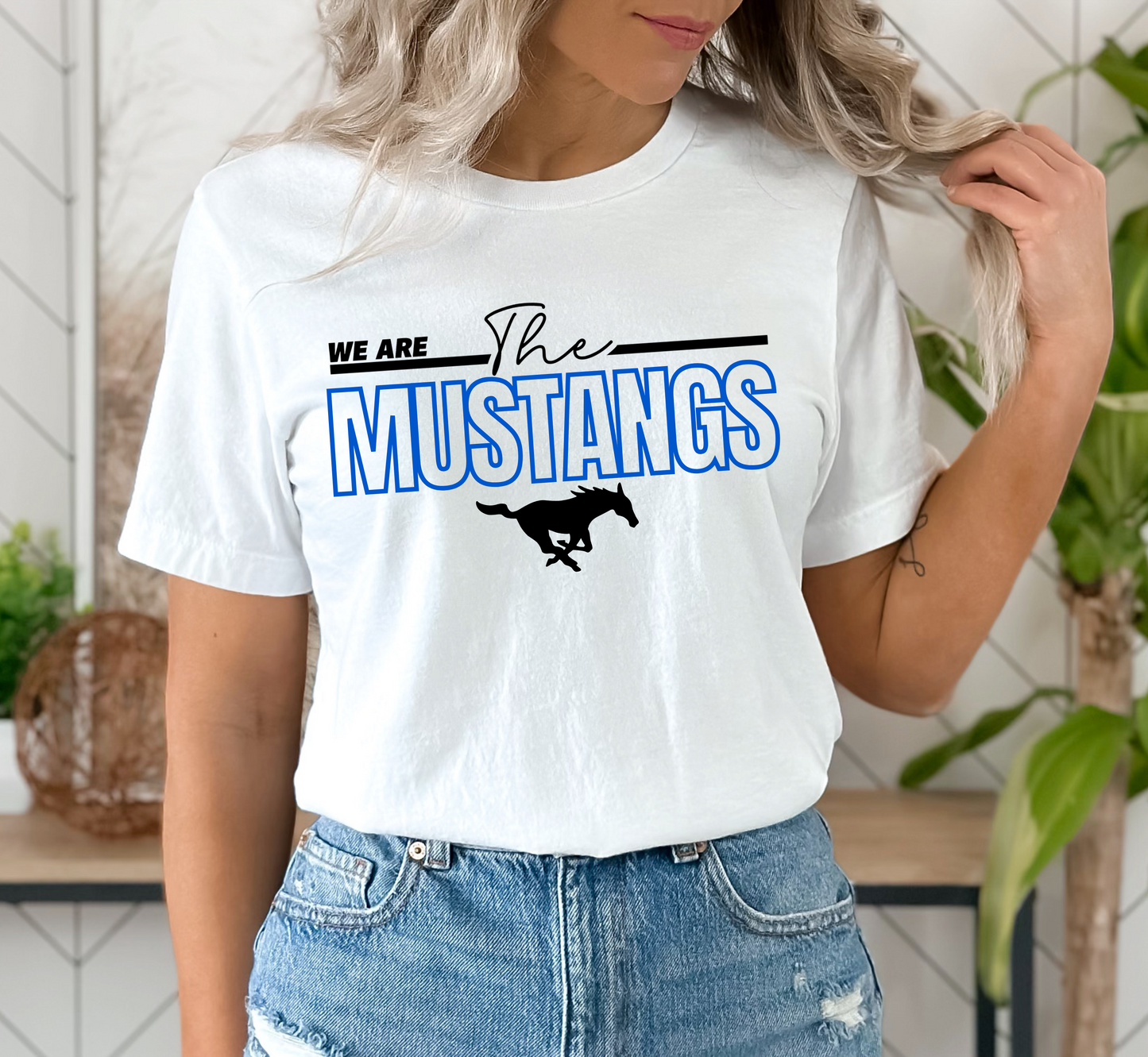 WE ARE THE MUSTANGS tee