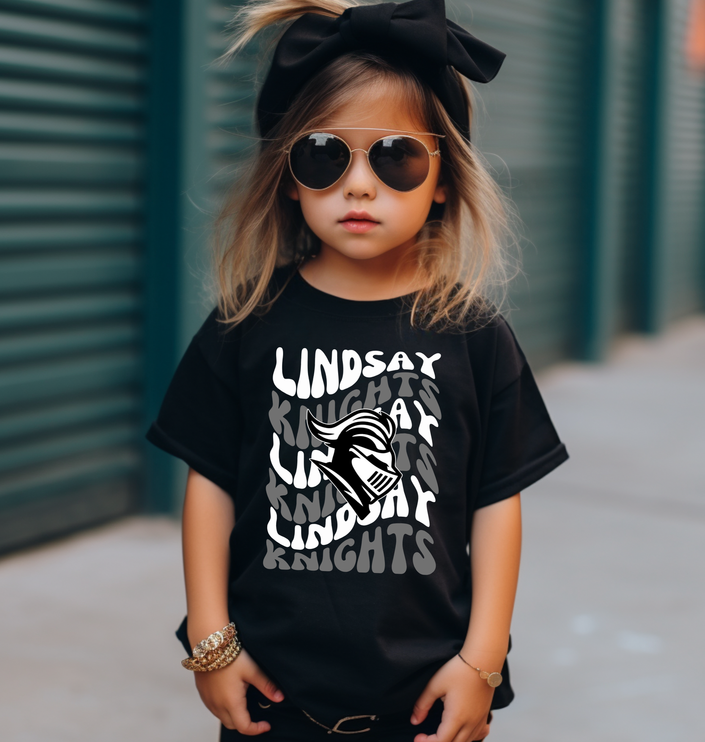 Youth LINDSAY KNIGHTS Retro Wave Top