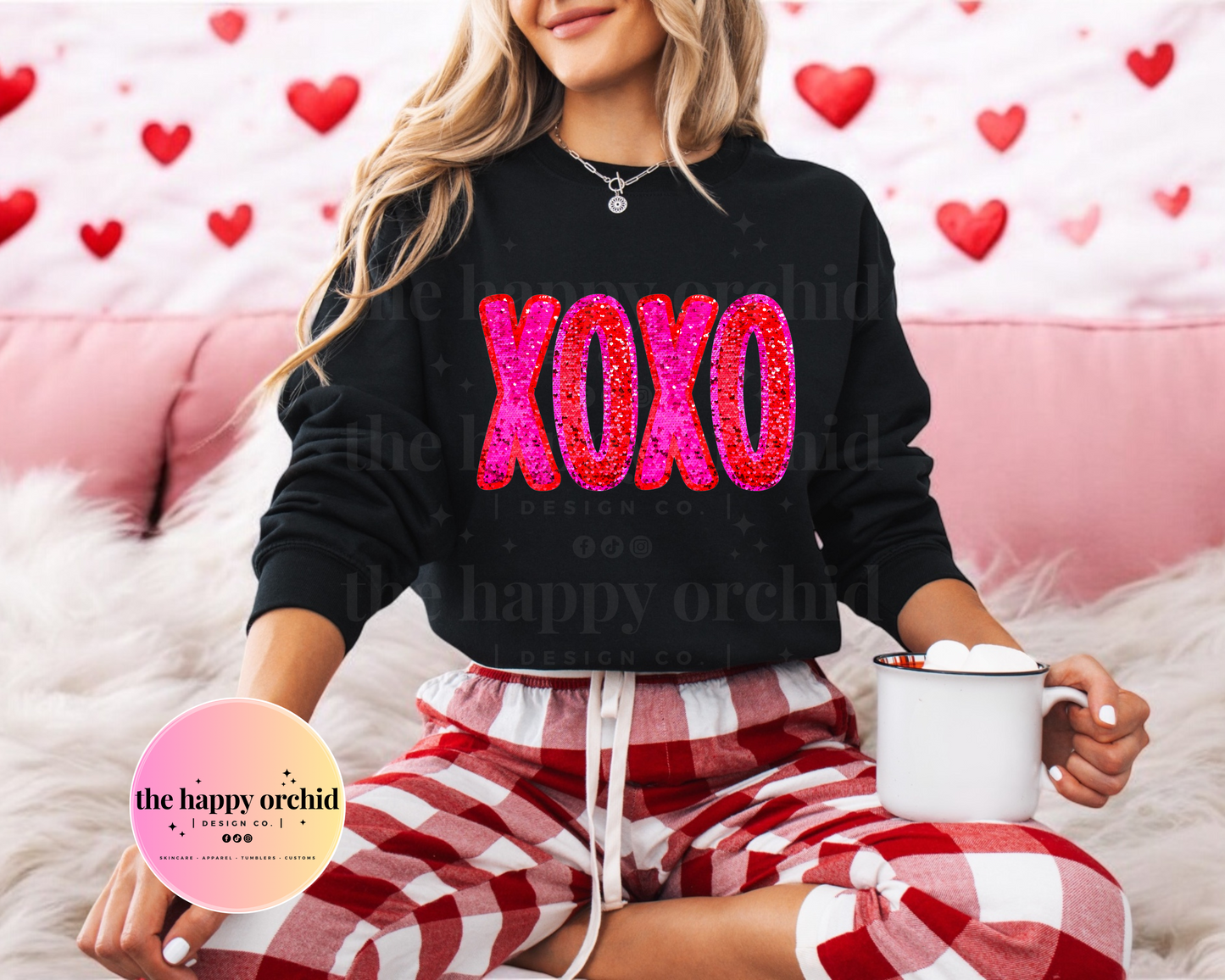 XOXO Glitter Top