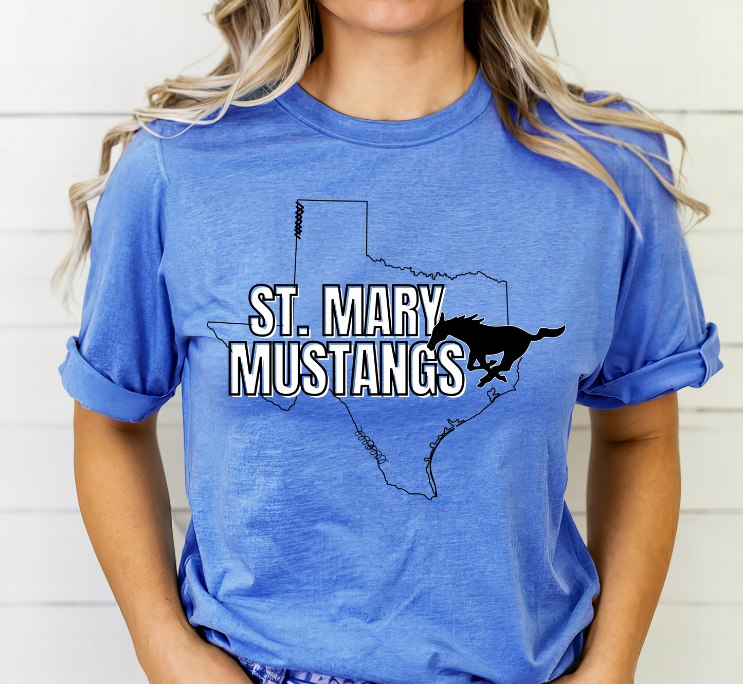 ST. MARY MUSTANG Vintage tee