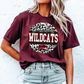 WILDCATS FAUX GLITTER tee