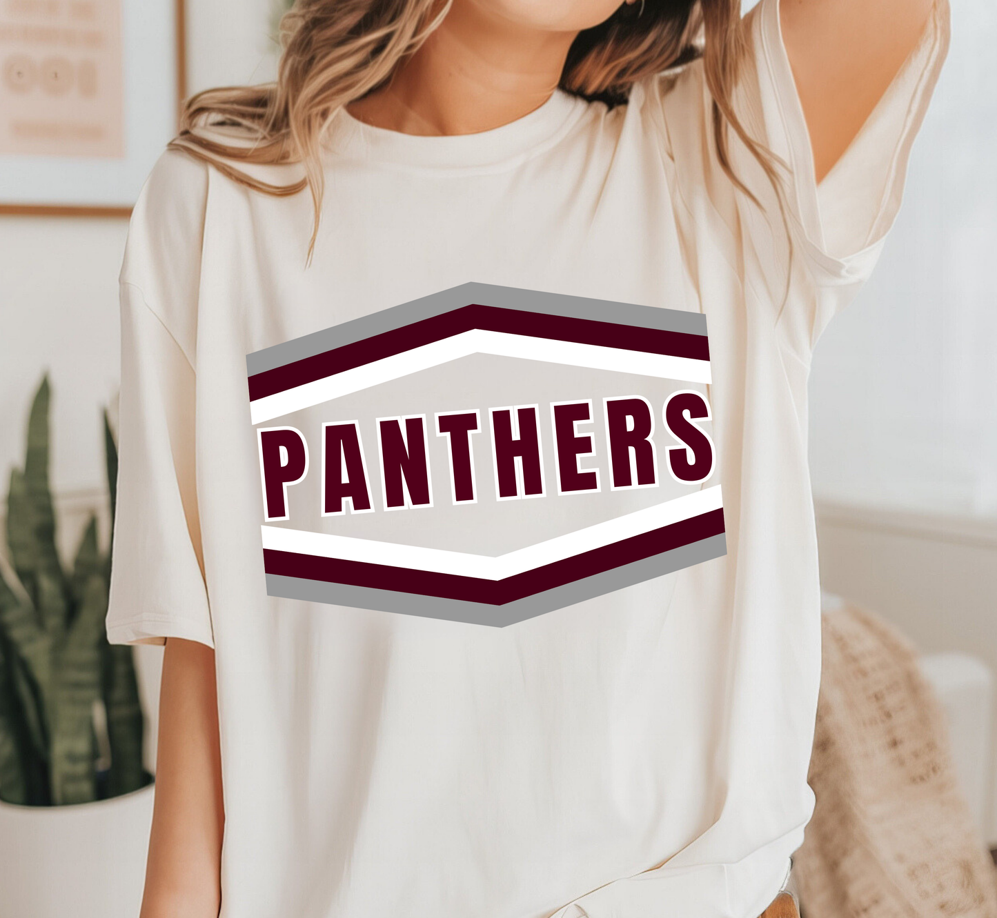 PANTHERS Arrow Block tee