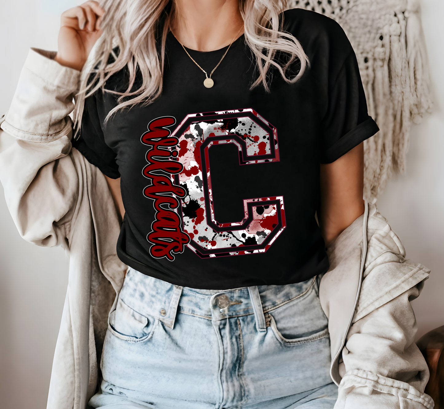 WILDCATS Color Spash tee