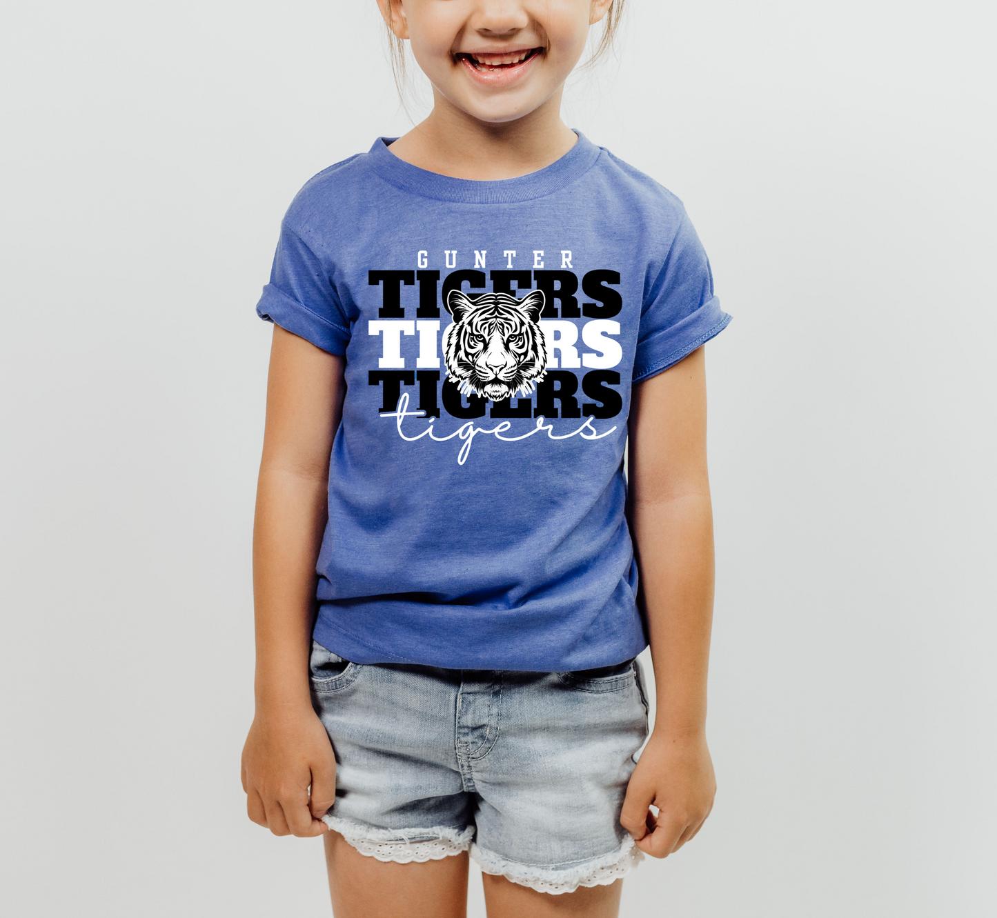 Youth GUNTER TIGERS Stacked Top