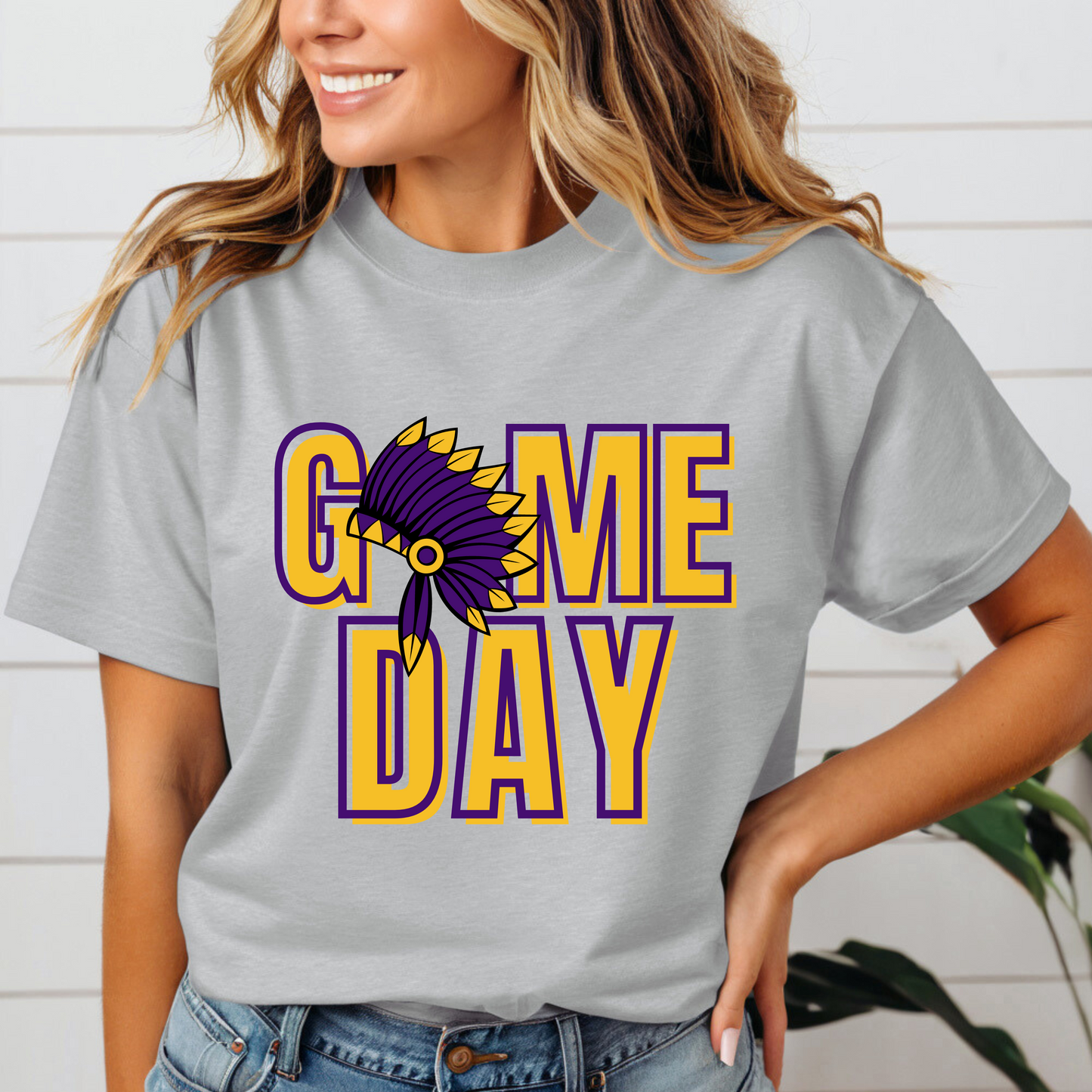 GAME DAY INDIANS tee