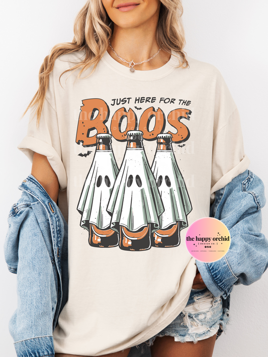 HERE FOR THE BOOS Top