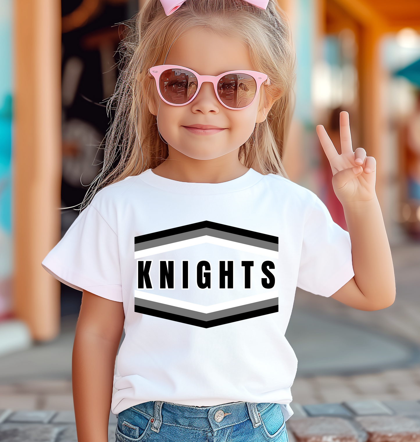 Youth LINDSAY KNIGHTS Arrow Block Top