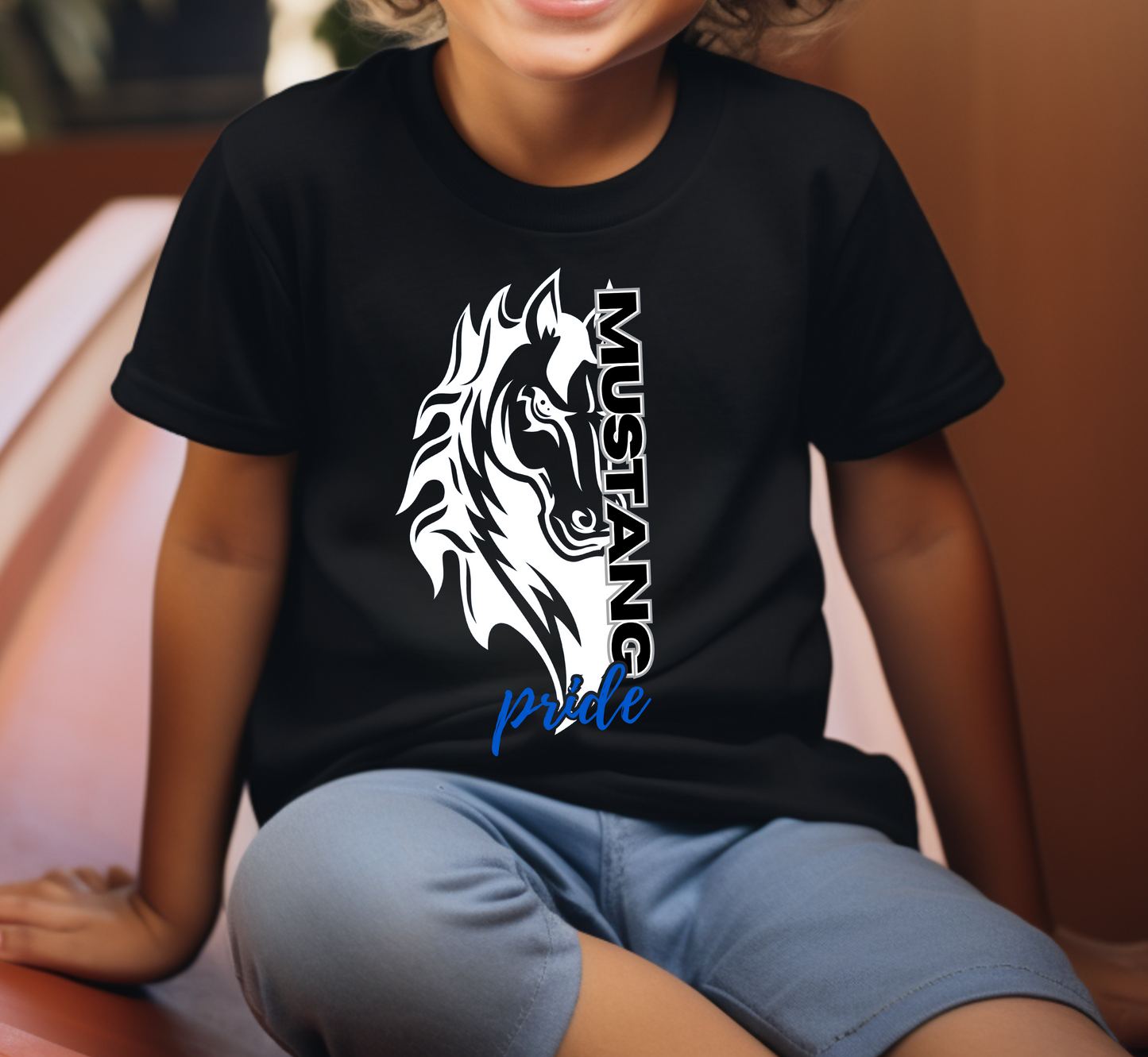 Youth MUSTANG PRIDE Mascot Top