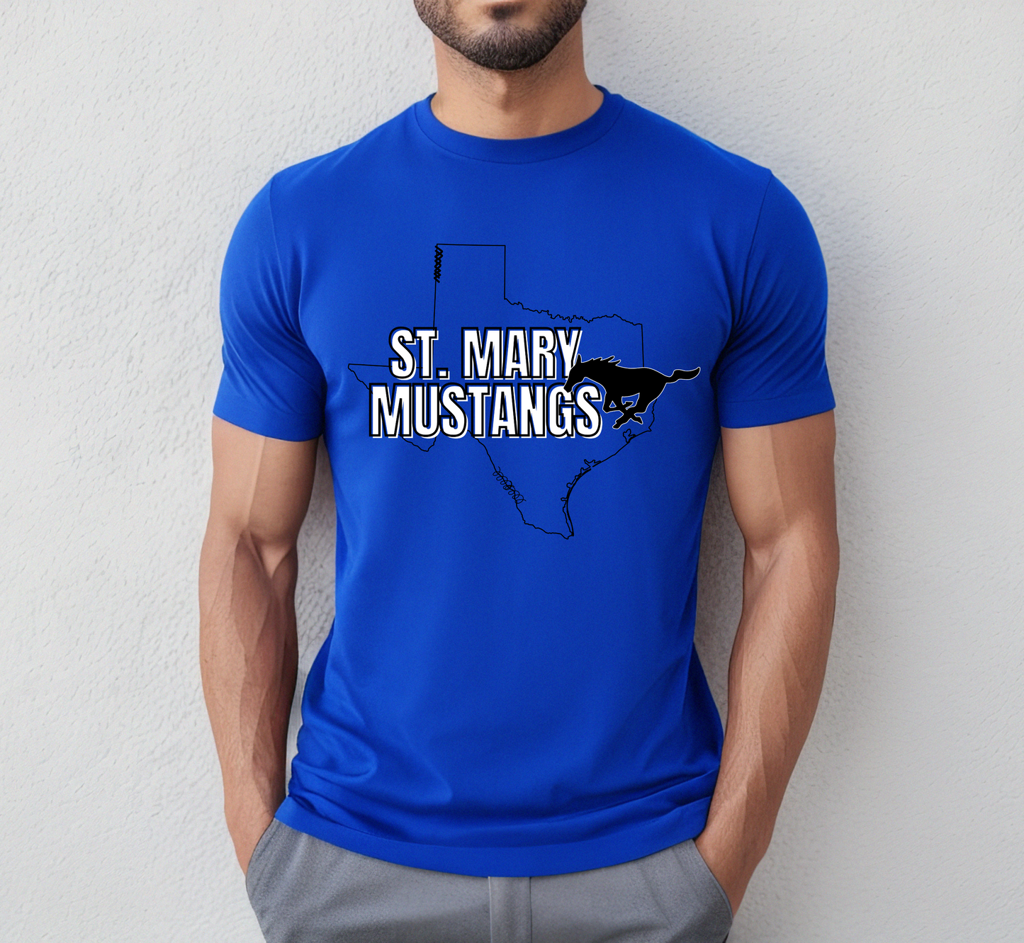 ST. MARY MUSTANG Vintage tee