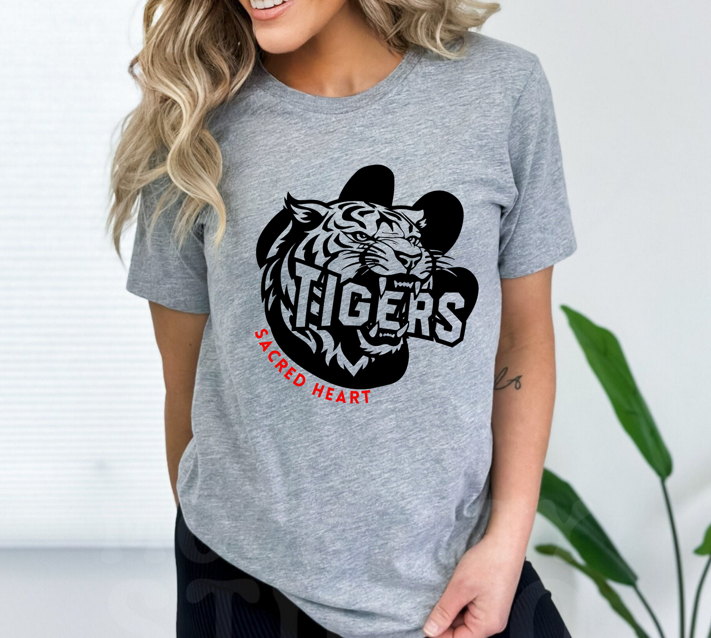 SACRED HEART TIGER MASCOT tee