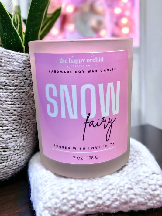 SNOW FAIRY SINGLE WICK CANDLE