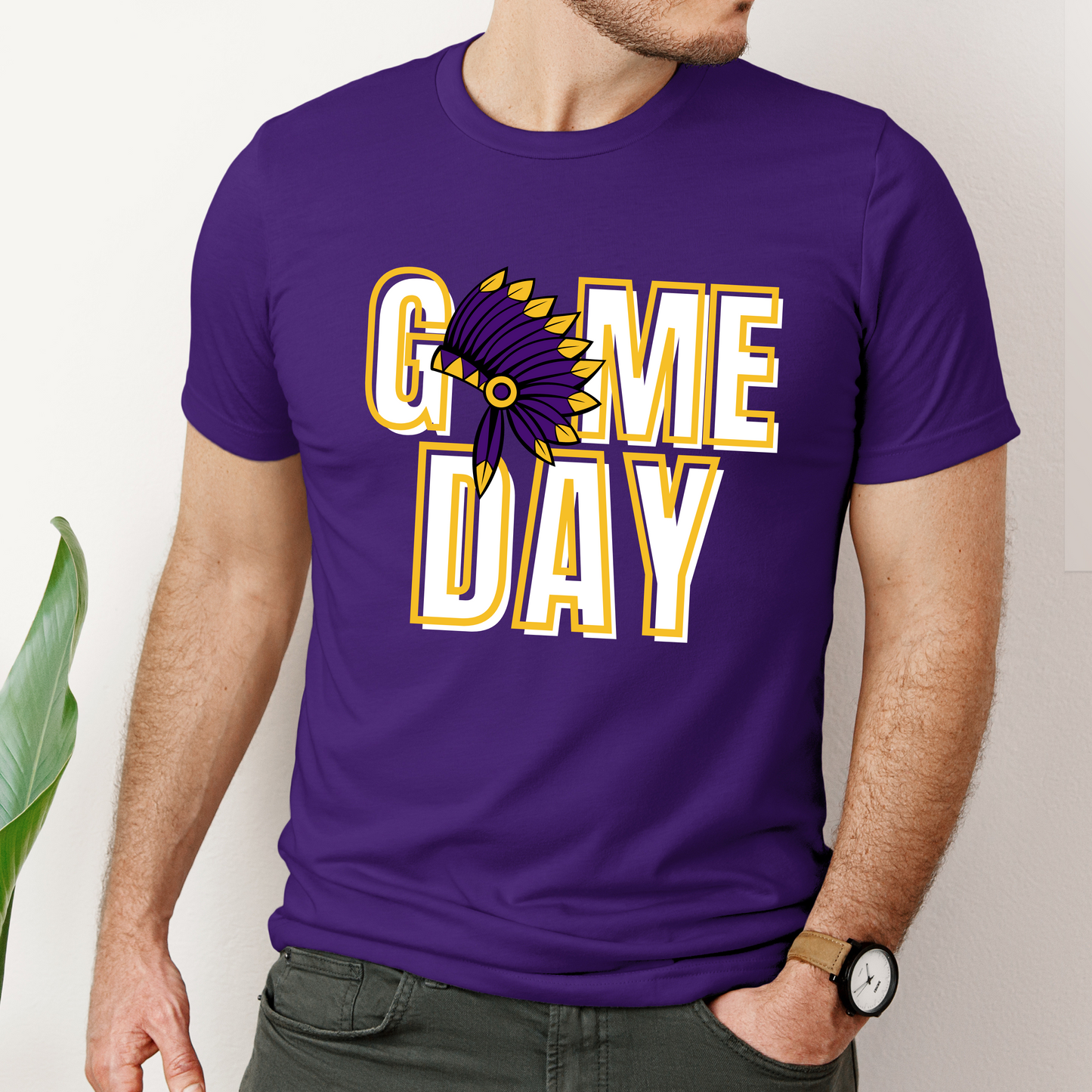 GAME DAY INDIANS tee